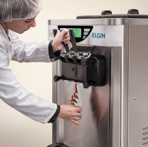 Imagem da máquina de sorvete da Elgin.
