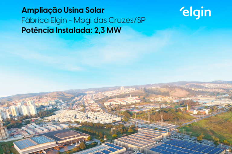 Com ampliação de usina solar, a Elgin se consolida como autoprodutora de energia